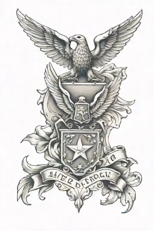 air medal air force  tattoo design idea