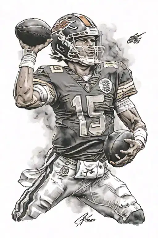 patrick mahomes tattoo design idea