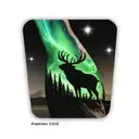 alaska scene with northern lights tattoo design idea