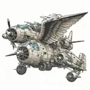 loadmaster wings flying tattoo design idea