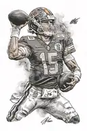 patrick mahomes tattoo design idea