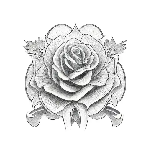 father mother sister tattoo design idea