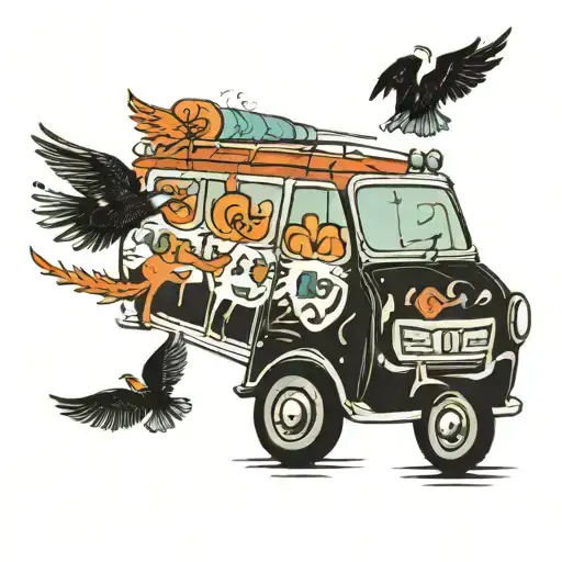 My silver lining was when, after a burnout, I went on a road trip in a van across Ireland with my best friends. tattoo design idea