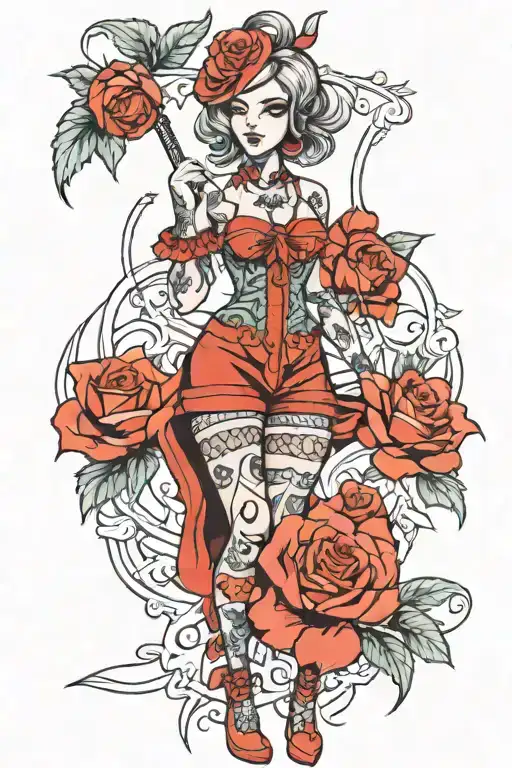 femboy tattoo design idea