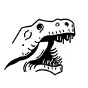 dinosaur tattoo design idea