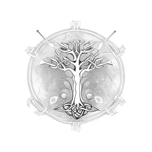 Discover 78+ tree tattoo tribal super hot - in.coedo.com.vn