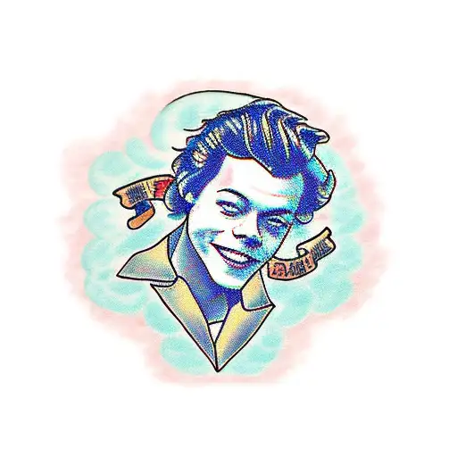 harry styles tattoo design idea