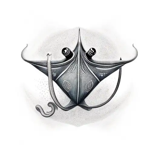 Stingray tattoo design idea