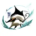 Stingray tattoo design idea