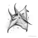 Stingray tattoo design idea