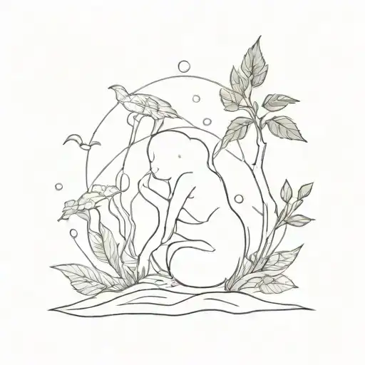 growth with the year 2010 tattoo design idea