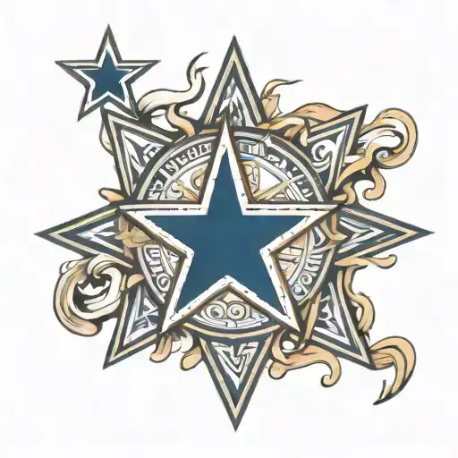 Dallas Cowboys Star tattoo design idea
