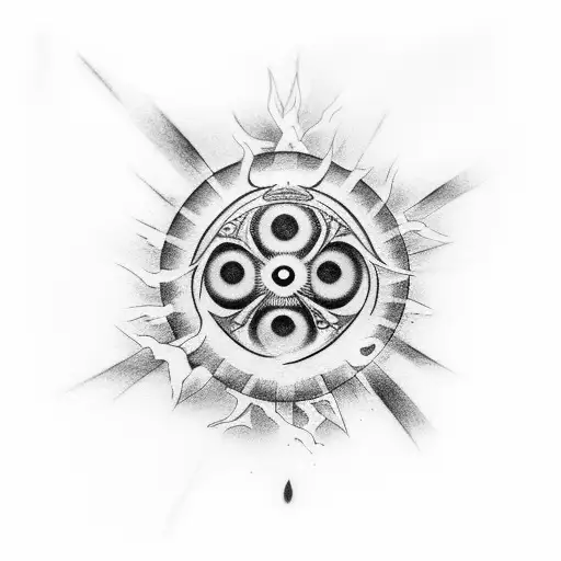 sharingan tattoo design idea