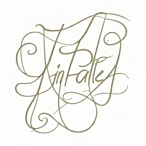 inimitable word tattoo design idea