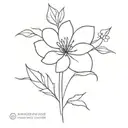 flower inimitable stem tattoo design idea