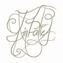 inimitable word tattoo design idea
