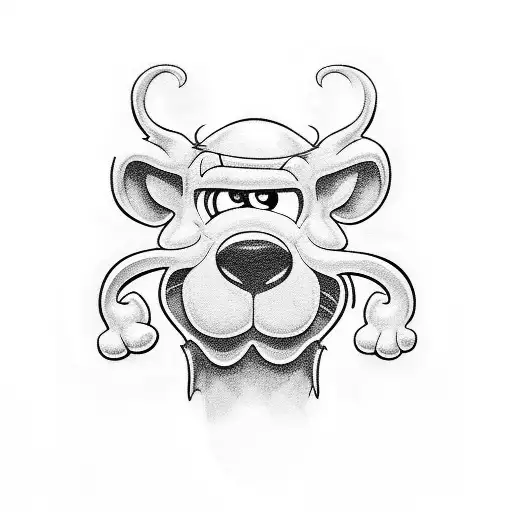 scooby doo tattoo design idea