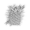 Pineapple tattoo design idea