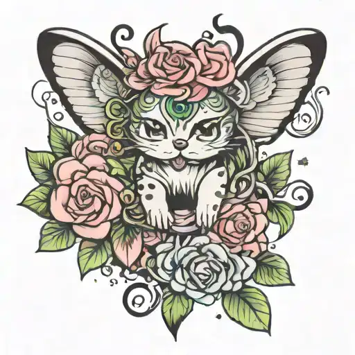 cute funny tattoo design idea