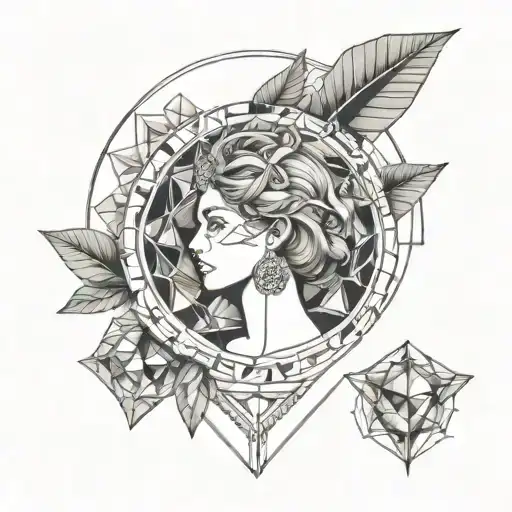 goddess hera tattoo design idea