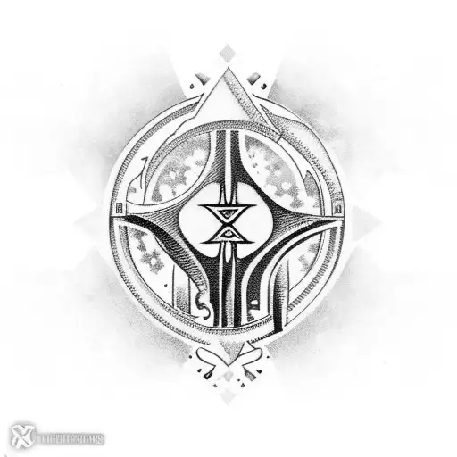 Aquarius vs Aries  tattoo design idea