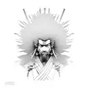 afro samurai  tattoo design idea