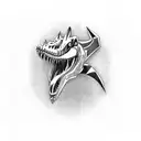 garchomp tattoo design idea