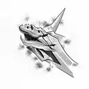 garchomp tattoo design idea