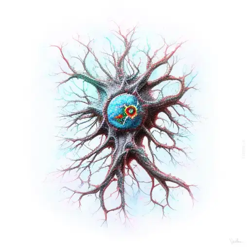 Neuron tattoo design idea