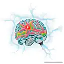 brain cell (neuron)  tattoo design idea