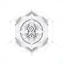 serenity prayer tattoo design idea