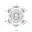 serenity prayer tattoo design idea