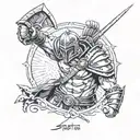 gladiator sparta tattoo design idea