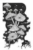 serotonin psilocybin lsd tattoo design idea