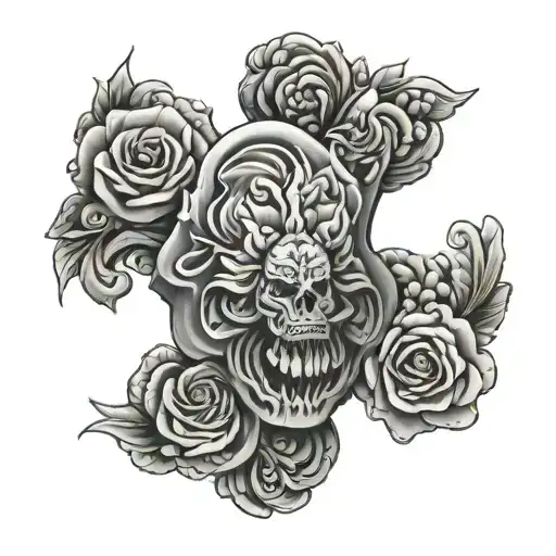 inner bicep tattoo design idea