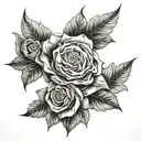 inner bicep tattoo design idea