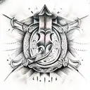 Sword tattoo design idea