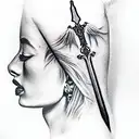 Sword tattoo design idea