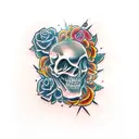 vic rattlehead tattoo design idea