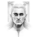legolas tattoo design idea