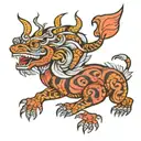 aronai traditional bodo tattoo design idea