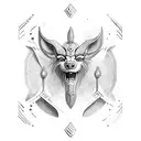 using the Denari suit from the Italian card deck briscola create a stylised tattoo tattoo design idea