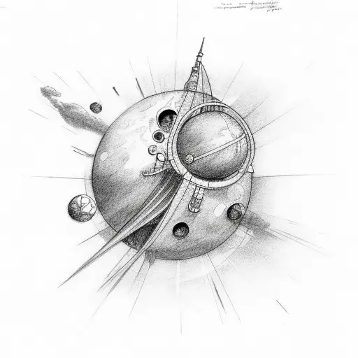 treasure planet tattoo design idea
