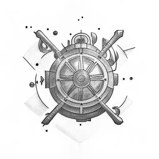 treasure planet tattoo design idea