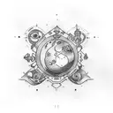 treasure planet tattoo design idea