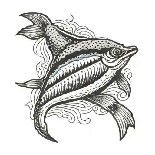 Blanket ray tattoo design idea