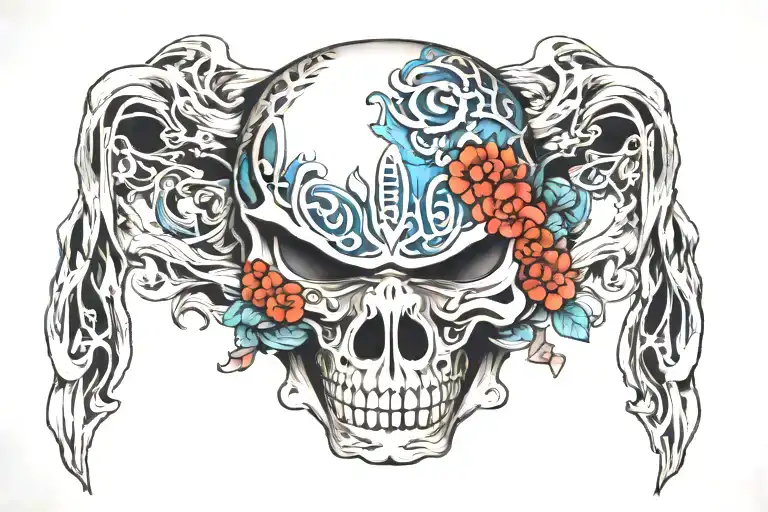 The front of a 2010 Volkswagen Sagitar  tattoo design idea