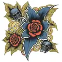 navy, army,and uga tattoo design idea