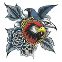 navy, army,and uga tattoo design idea