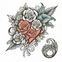 miscarriage pregnancy loss tattoo design idea